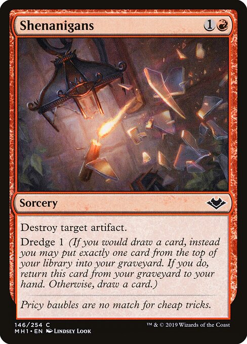Shenanigans - Modern Horizons (#146) - Illustrated by Lindsey Look - Magic: The Gathering Card
