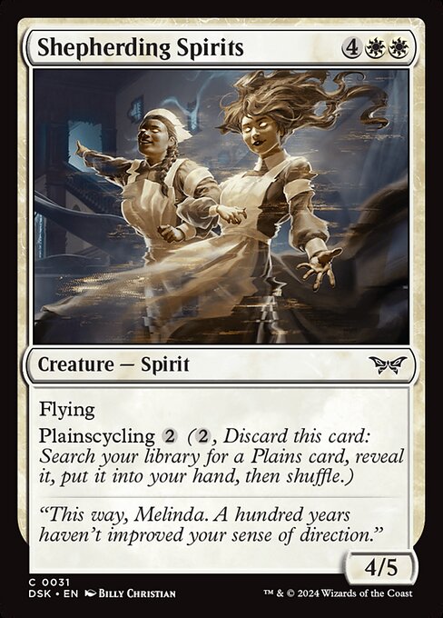 Shepherding Spirits - Duskmourn: House of Horror Magic card