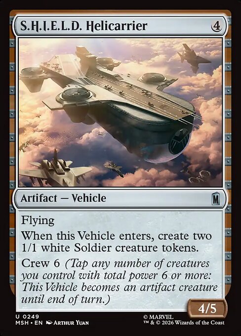 S.H.I.E.L.D. Helicarrier - Marvel Super Heroes Magic card