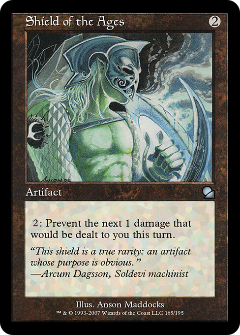 Shield of the Ages - Masters Edition Magic card