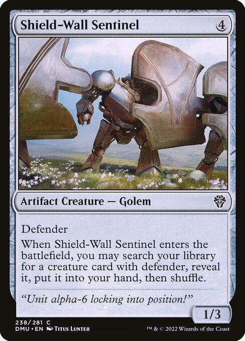 Shield-Wall Sentinel - Dominaria United Magic card