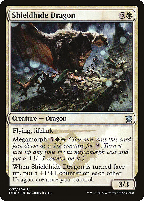 Shieldhide Dragon - Dragons of Tarkir Magic card