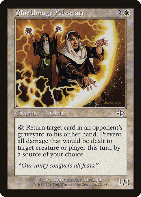 Shieldmage Advocate - Judgment Magic card