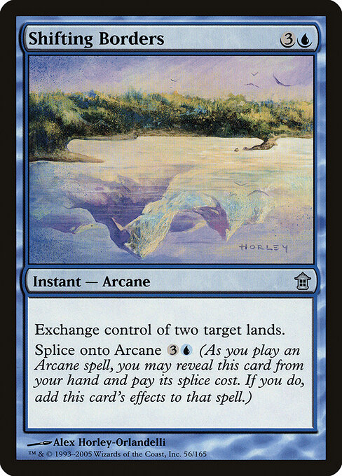 Shifting Borders - Saviors of Kamigawa Magic card
