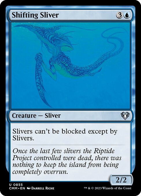 Shifting Sliver - Commander Masters Magic card