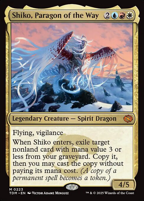 Shiko, Paragon of the Way - Tarkir: Dragonstorm Magic card
