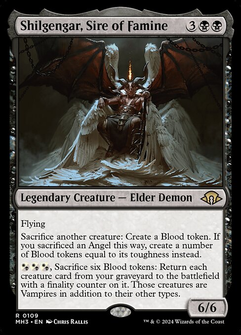 Shilgengar, Sire of Famine - Modern Horizons 3 Magic card