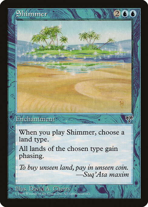 Shimmer - Mirage Magic card