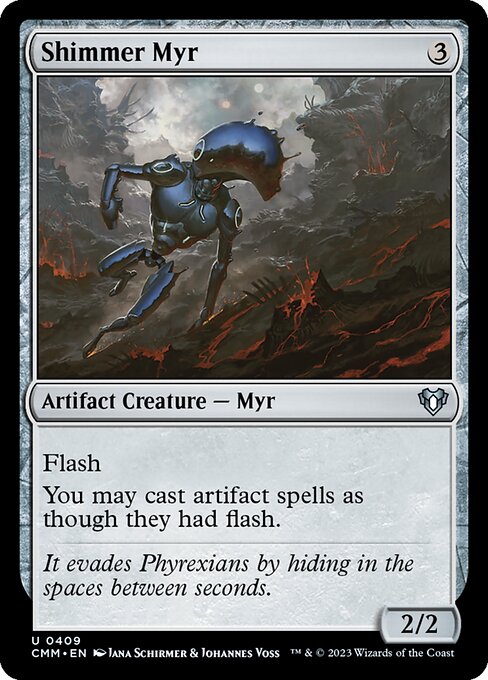 Shimmer Myr - Commander Masters Magic card