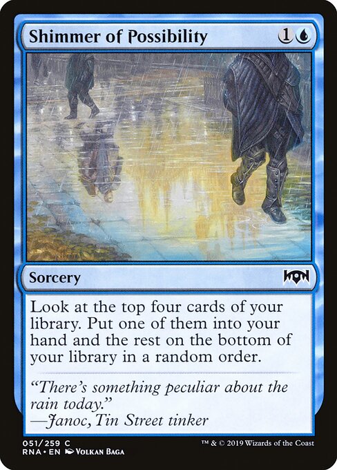 Shimmer of Possibility - Ravnica Allegiance Magic card