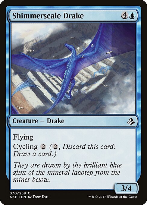 Shimmerscale Drake - Amonkhet Magic card