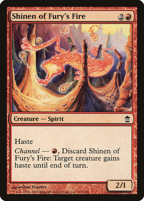 Shinen of Fury's Fire - Saviors of Kamigawa Magic card