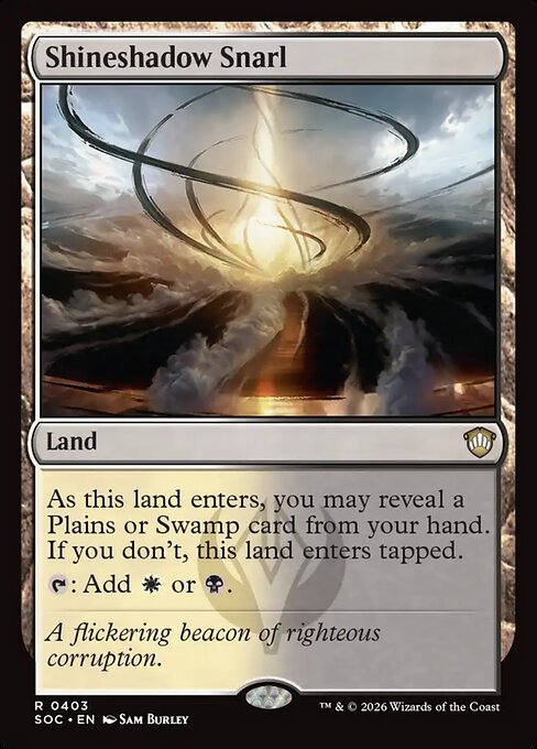 Shineshadow Snarl - Secrets of Strixhaven Commander Magic card