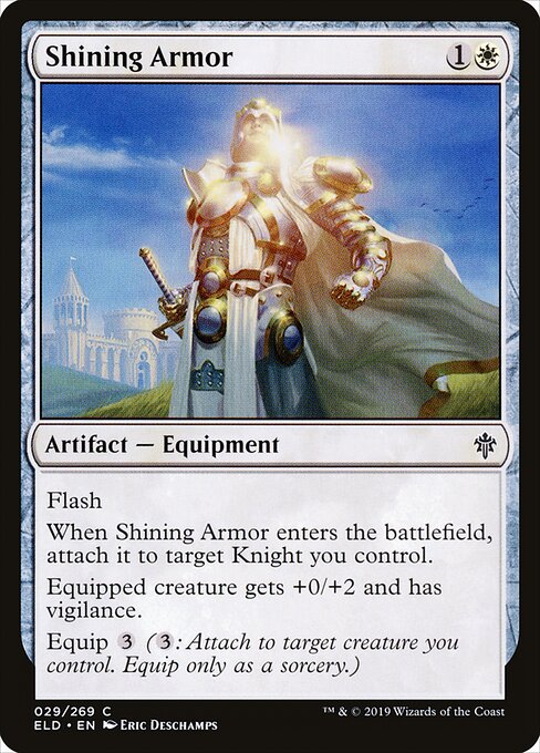 Shining Armor - Throne of Eldraine Magic card