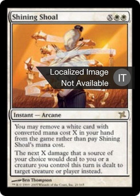 Branco Scintillante (Shining Shoal) - Betrayers of Kamigawa (#21) - Illustrated by Ben Thompson - Magic: The Gathering Card