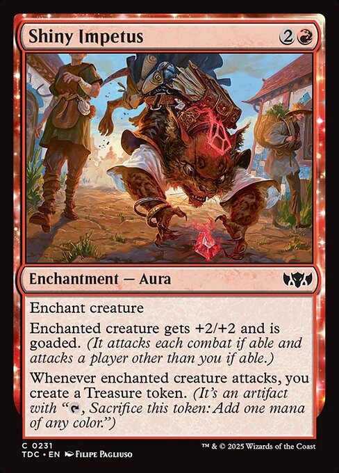Shiny Impetus - Tarkir: Dragonstorm Commander Magic card