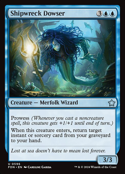 Shipwreck Dowser - Foundations Magic card