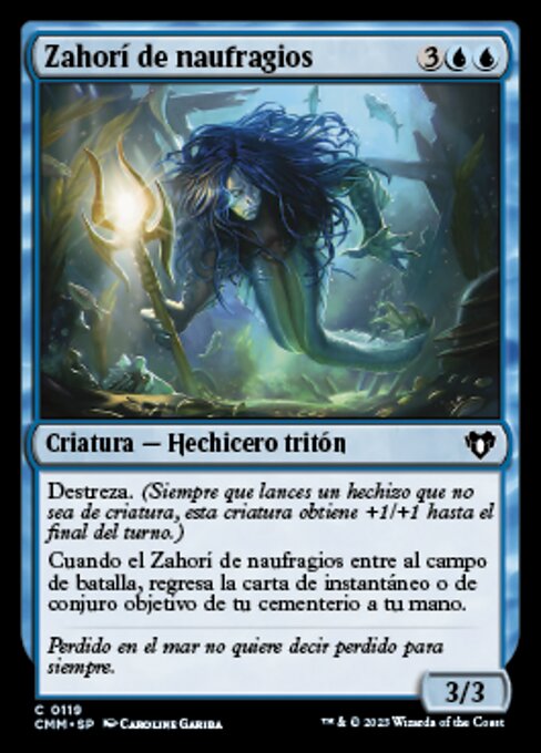 Sourcier des épaves (Shipwreck Dowser) - Core Set 2021 (#71) - Illustrated by Caroline Gariba - Magic: The Gathering Card