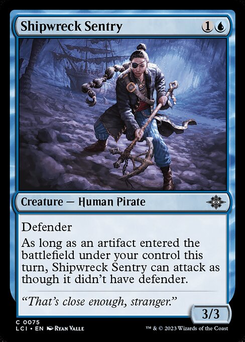 Shipwreck Sentry - The Lost Caverns of Ixalan Magic card