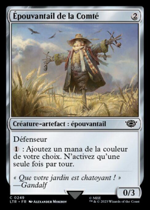 Spaventapasseri della Contea (Shire Scarecrow) - The Lord of the Rings: Tales of Middle-earth (#249) - Illustrated by Alexander Mokhov - Magic: The Gathering Card