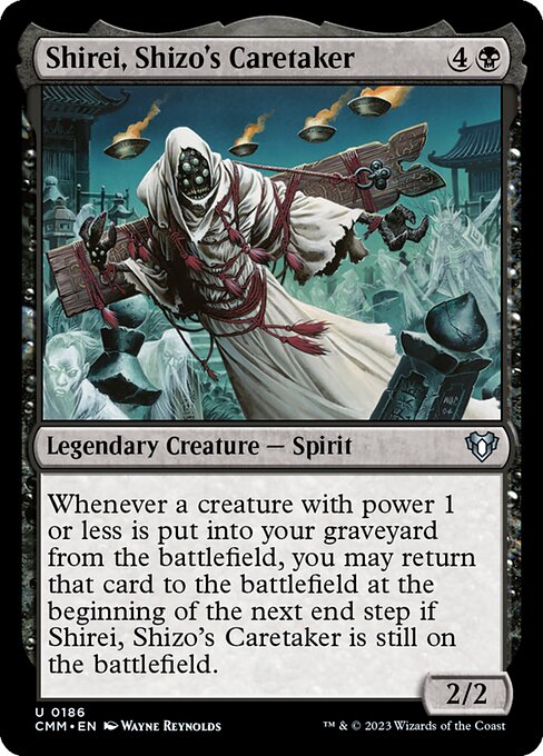Shirei, Shizo's Caretaker - Commander Masters Magic card
