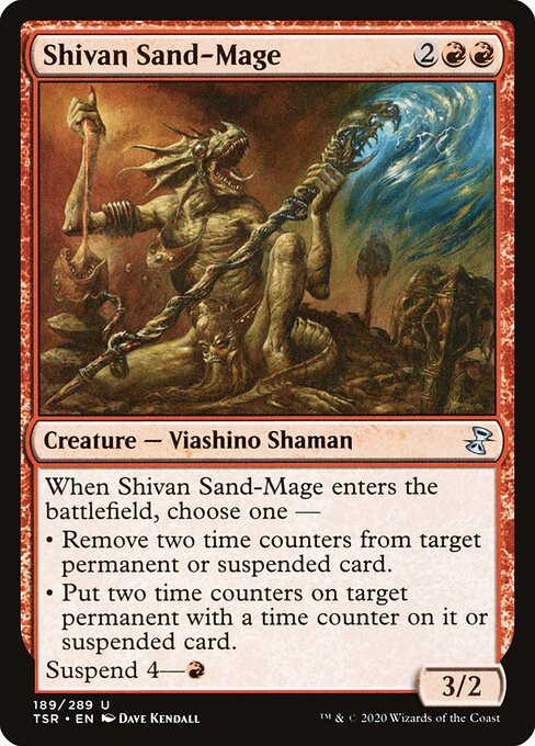Shivan Sand-Mage - Time Spiral Remastered Magic card
