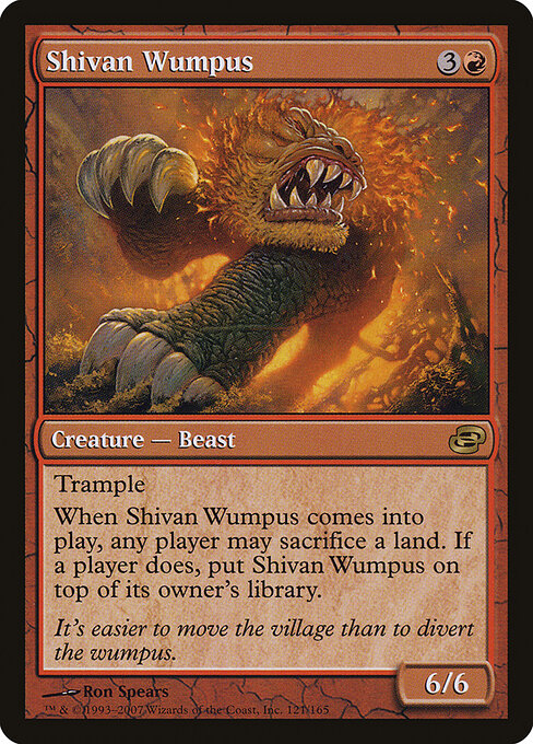 Shivan Wumpus - Planar Chaos Magic card