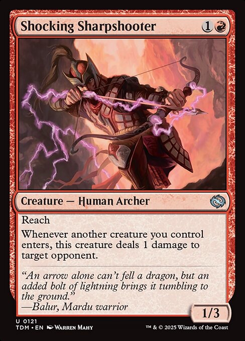 Shocking Sharpshooter - Tarkir: Dragonstorm Magic card