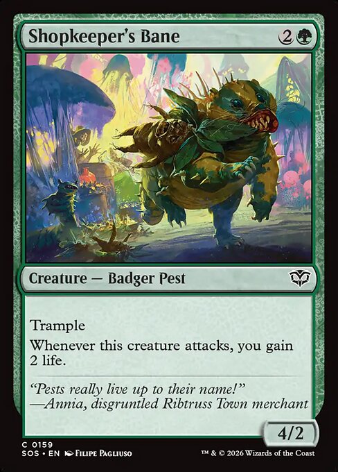 Shopkeeper's Bane - Secrets of Strixhaven Magic card