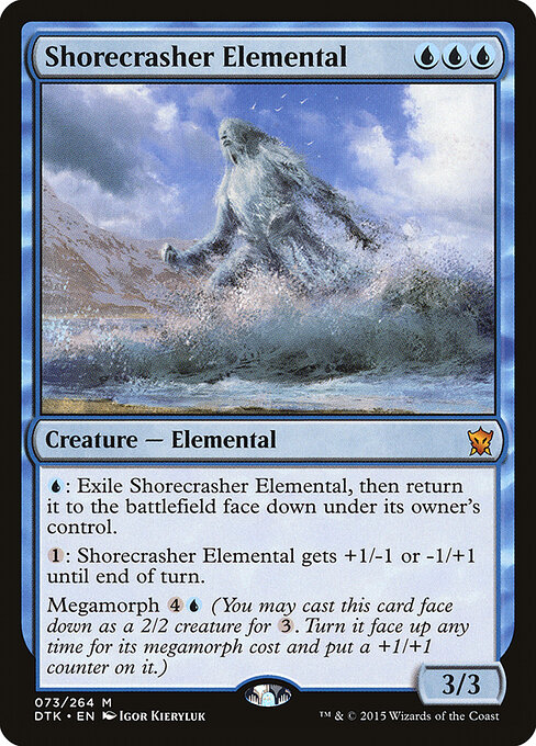 Shorecrasher Elemental - Dragons of Tarkir Magic card