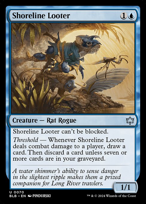 Shoreline Looter - Bloomburrow Magic card