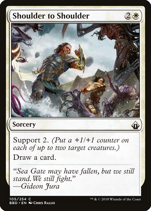 Shoulder to Shoulder - Battlebond Magic card
