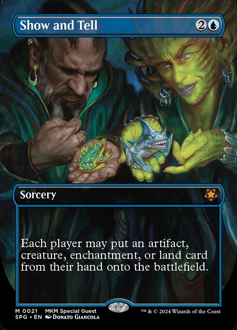 Show and Tell - Special Guests (#21) - Illustrated by Donato Giancola - Magic: The Gathering Card