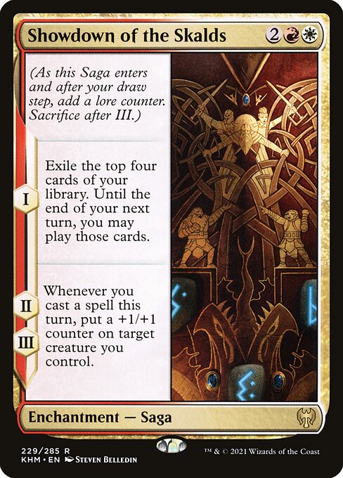 Showdown of the Skalds - Kaldheim Magic card