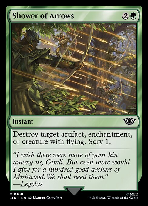 Shower of Arrows - The Lord of the Rings: Tales of Middle-earth Magic card