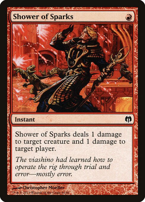 Shower of Sparks - Duel Decks: Heroes vs. Monsters Magic card