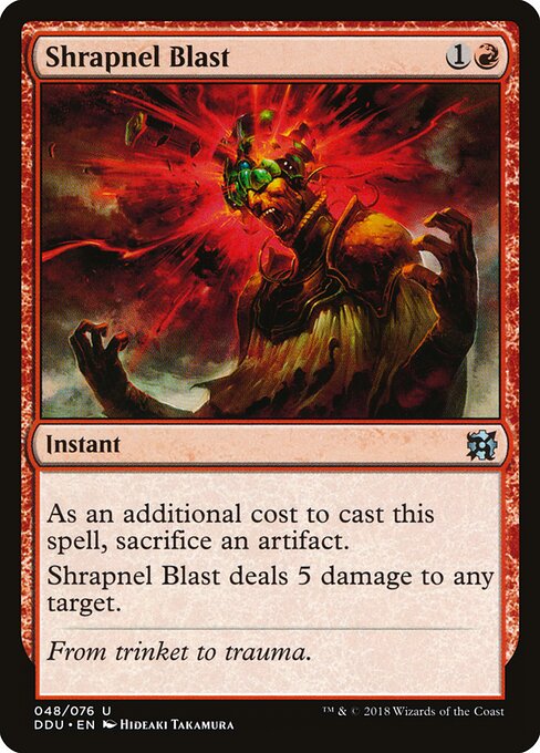 Shrapnel Blast - Duel Decks: Elves vs. Inventors Magic card