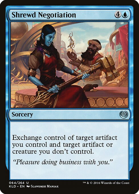 Shrewd Negotiation - Kaladesh Magic card
