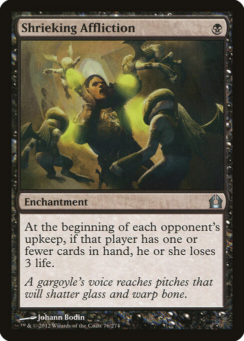 Shrieking Affliction - Return to Ravnica Magic card