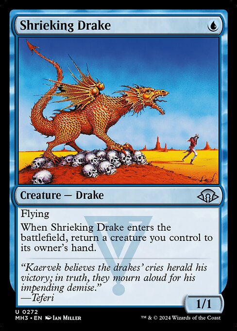 Shrieking Drake - Modern Horizons 3 Magic card