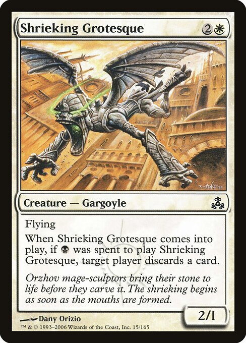 Shrieking Grotesque - Guildpact Magic card