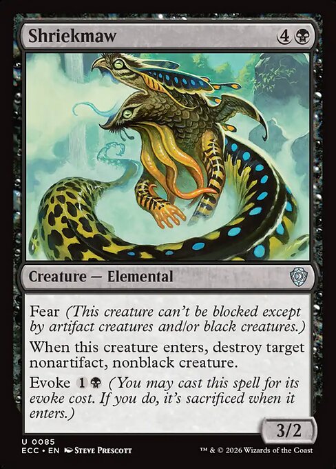 Shriekmaw - Lorwyn Eclipsed Commander Magic card