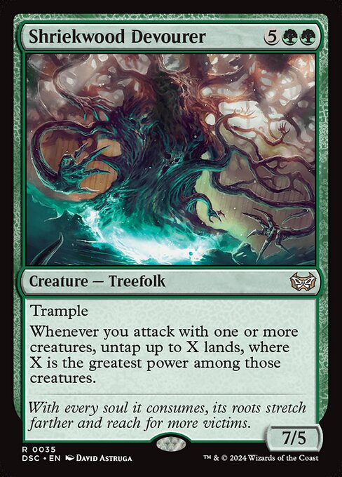 Shriekwood Devourer - Duskmourn: House of Horror Commander Magic card