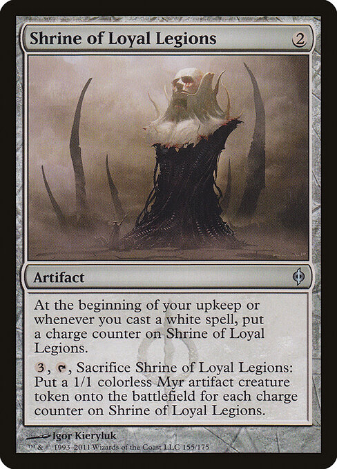 Shrine of Loyal Legions - New Phyrexia Magic card