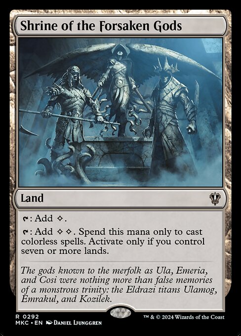 Shrine of the Forsaken Gods - Murders at Karlov Manor Commander Magic card