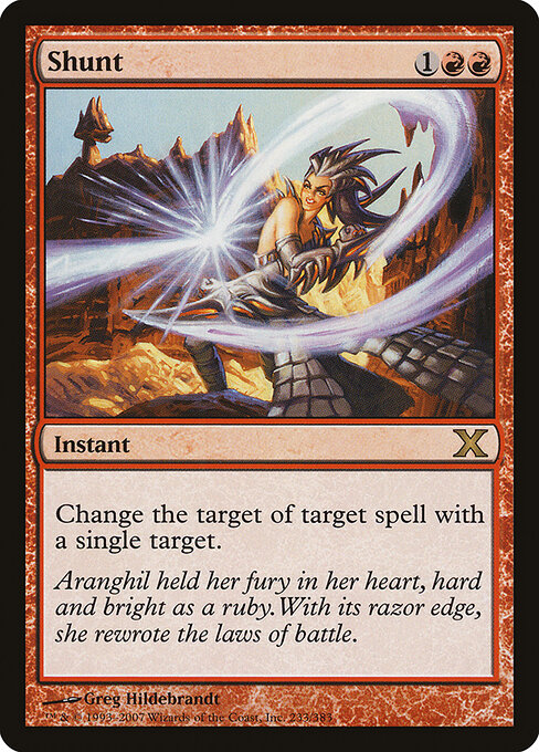 Shunt - Tenth Edition Magic card