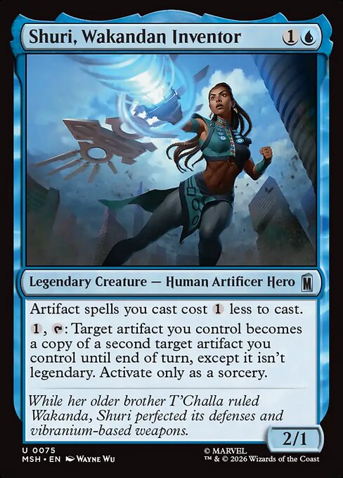 Shuri, Wakandan Inventor - Marvel Super Heroes Magic card