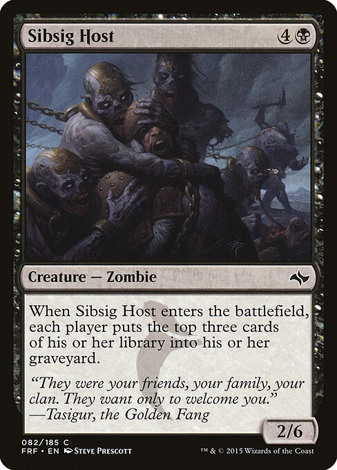 Sibsig Host - Fate Reforged Magic card