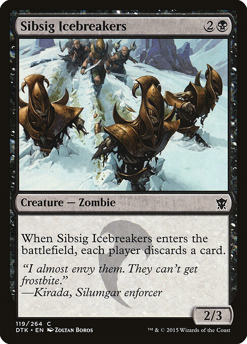 Sibsig Icebreakers - Dragons of Tarkir Magic card