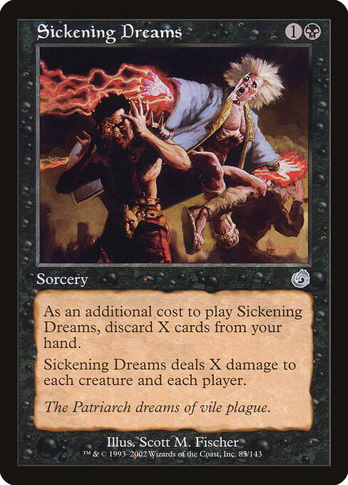 Sickening Dreams - Torment (#83) - Illustrated by Scott M. Fischer - Magic: The Gathering Card